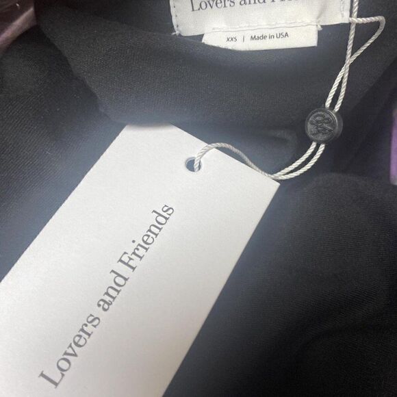 LOVERS + FRIENDS Amza Black Bodysuit Size XXS NWT $108 (8-15) - Picture 5 of 5